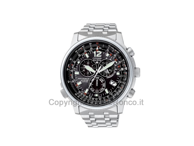 CITIZEN CRONO PILOT 45 MM ACCIAIO